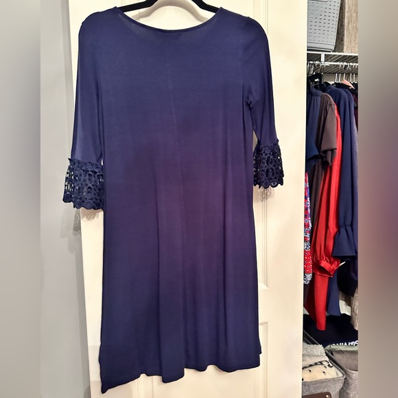 Navy Lilly Pulitzer dress - Picture 2 of 2